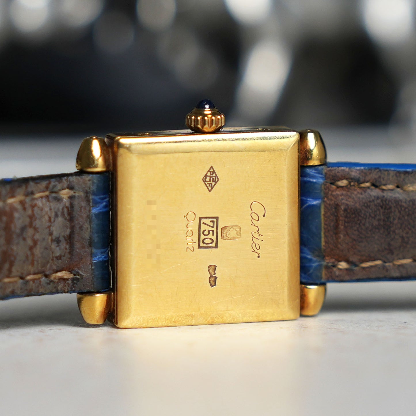 Cartier Quadrant, 'Paris' Signed, Yellow Gold