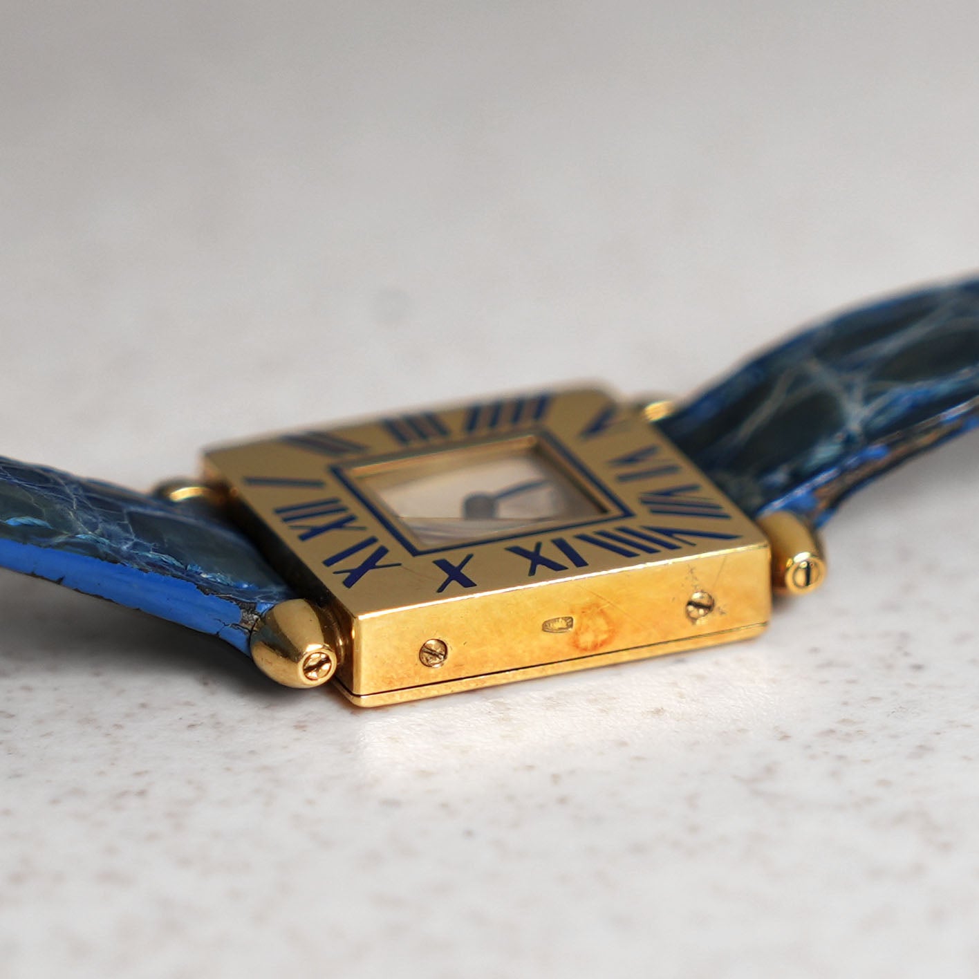 Cartier Quadrant, 'Paris' Signed, Yellow Gold