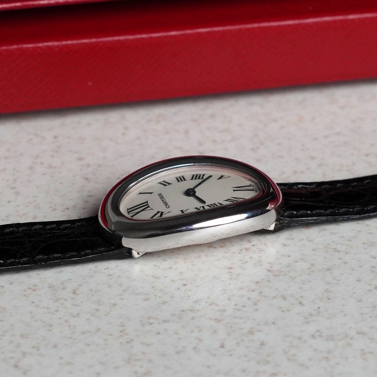 Cartier Baignoire, White Gold