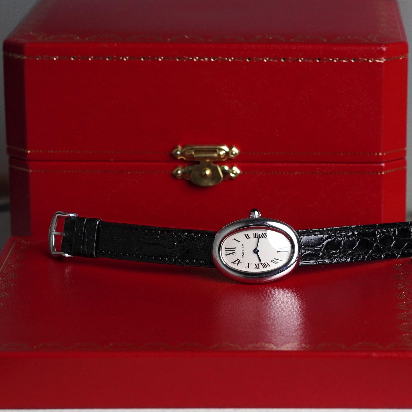 Cartier Baignoire, White Gold