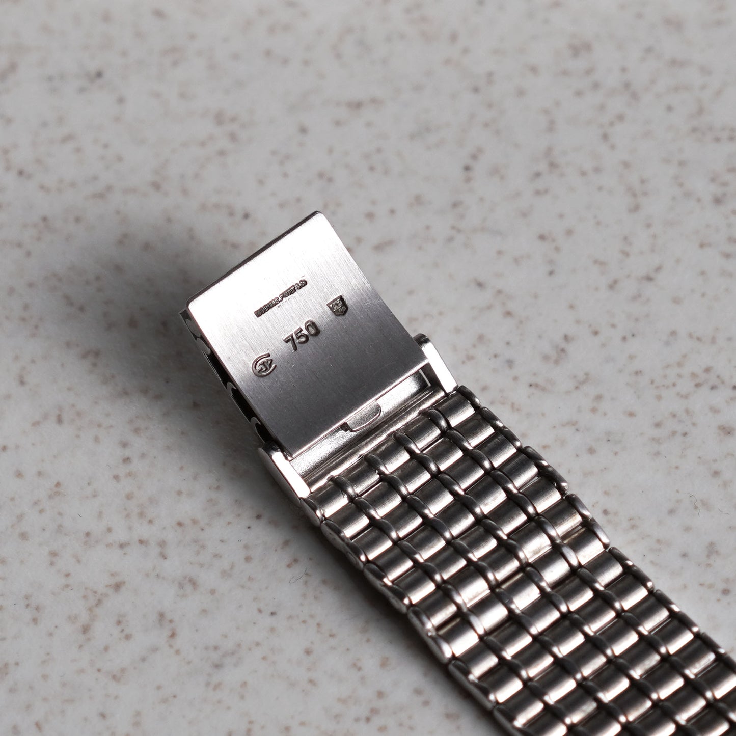 Audemars Piguet Oval-shaped Wristwatch, Diamond Dial, "Bamboo" Bracelet, White Gold