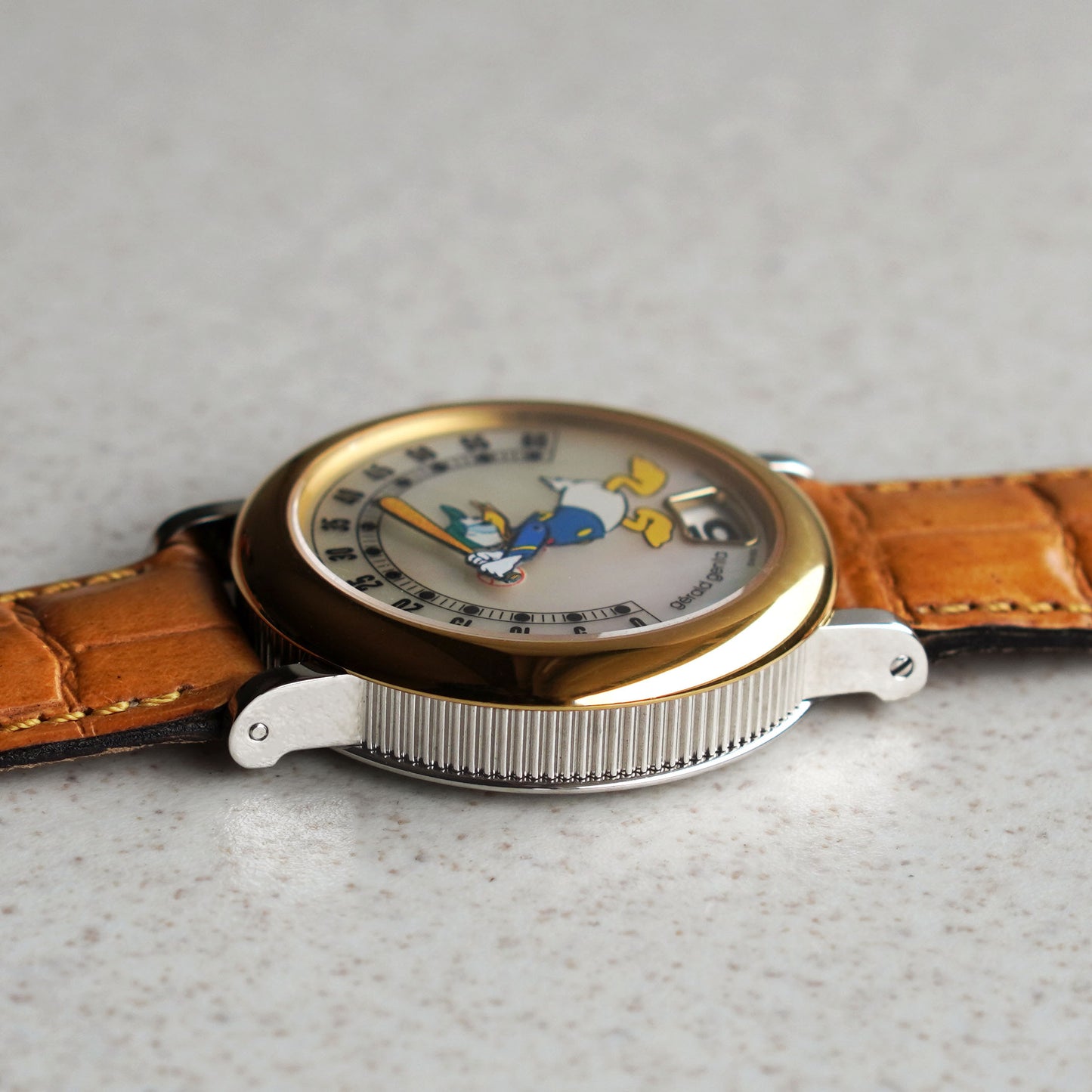 Gerald Genta Retro Fantasy Donald Duck, Automatic, Steel and Gold