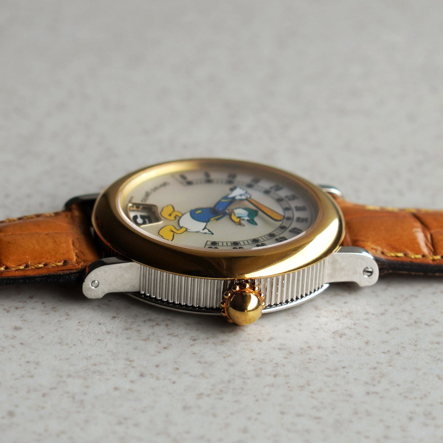 Gerald Genta Retro Fantasy Donald Duck, Automatic, Steel and Gold