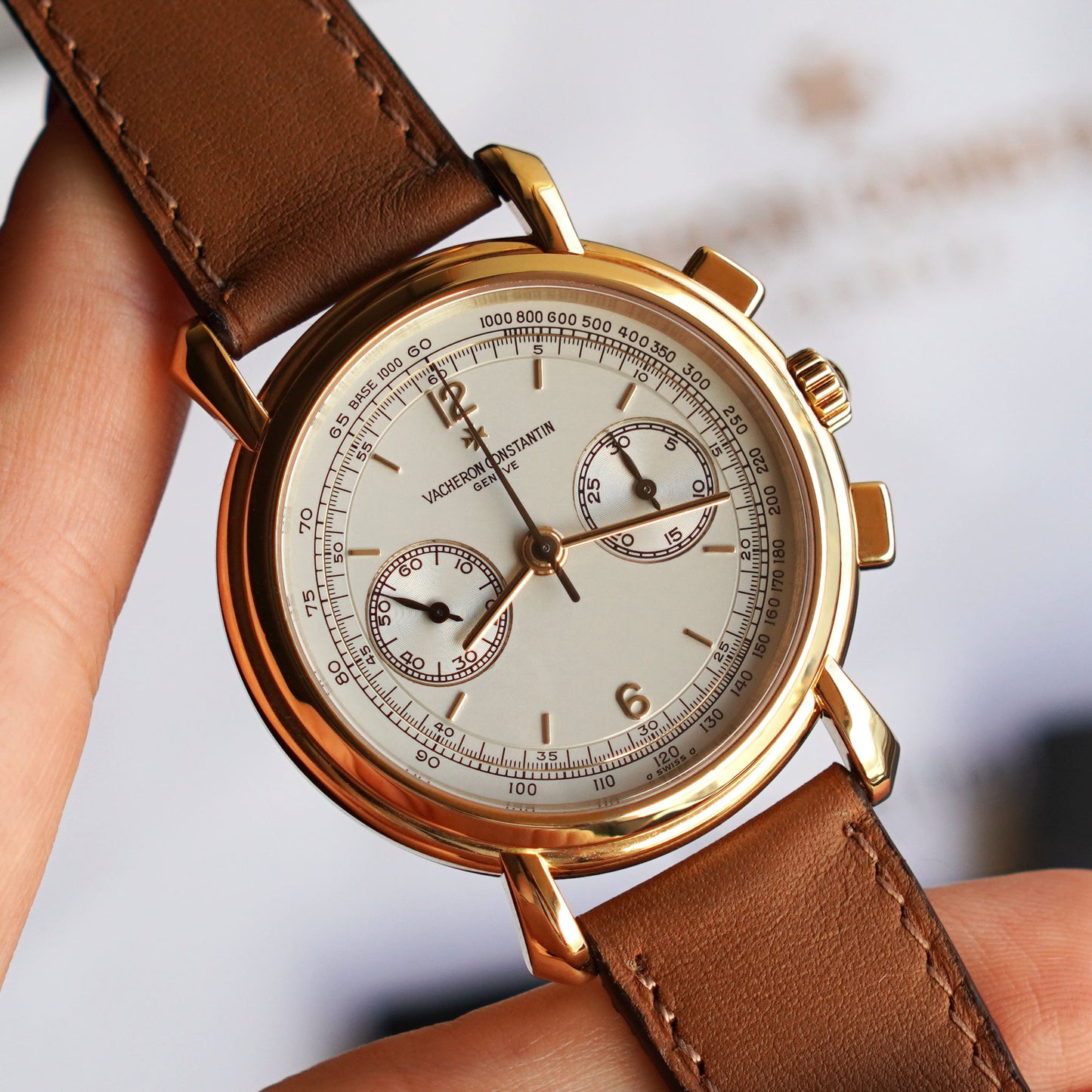 Vacheron Constantin Les Historiques Chronograph, Yellow Gold