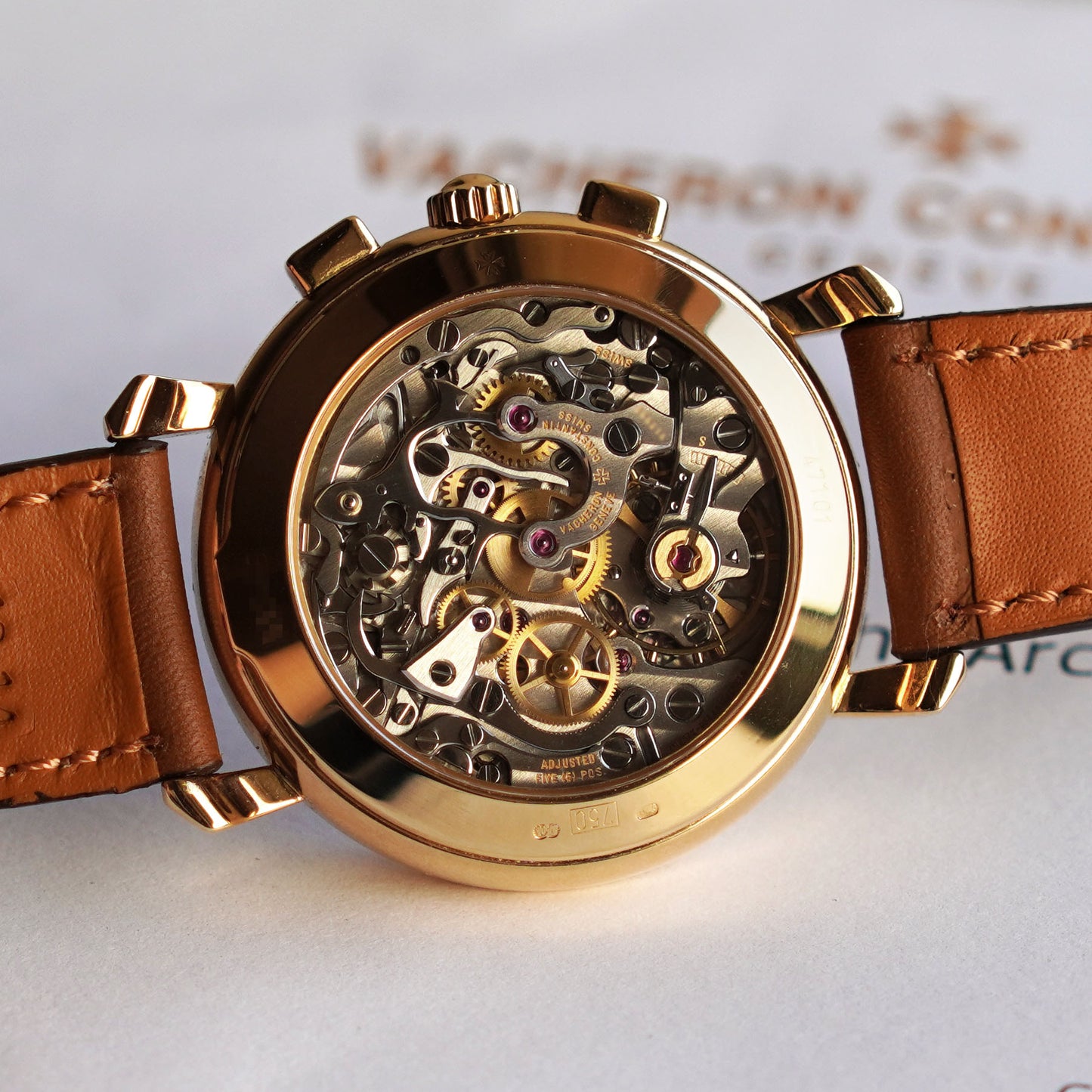 Vacheron Constantin Les Historiques Chronograph, Yellow Gold
