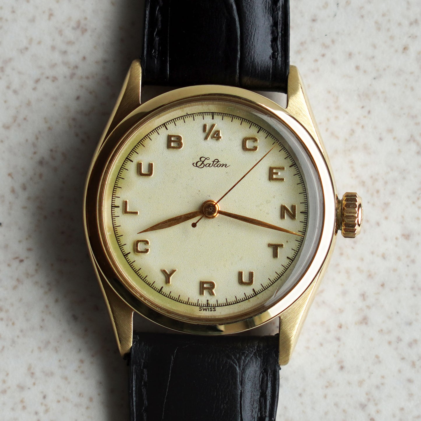 Rolex “Eaton 1/4 Century Club” Oyster Perpetual, Yellow Gold