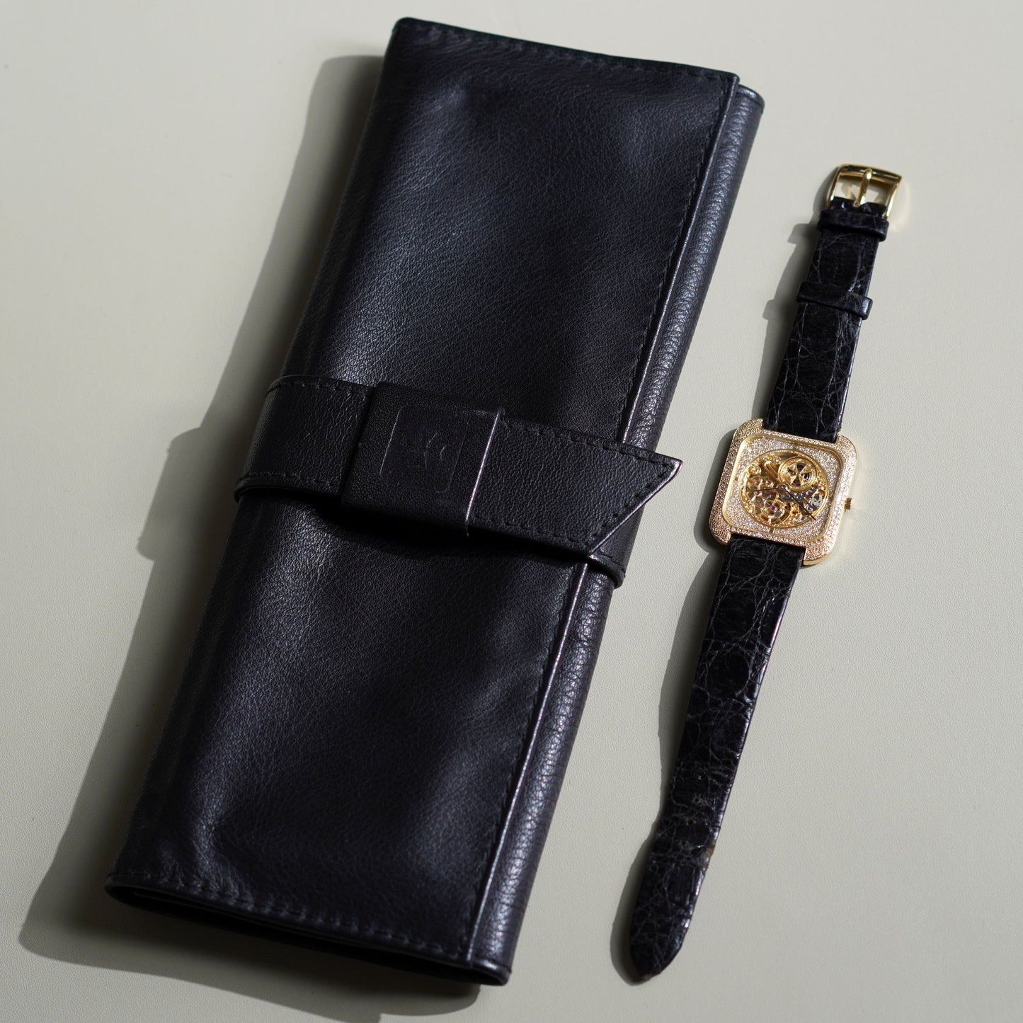 Vacheron Constantin Rare Skeletonised Diamond-Set Wristwatch, Yellow Gold