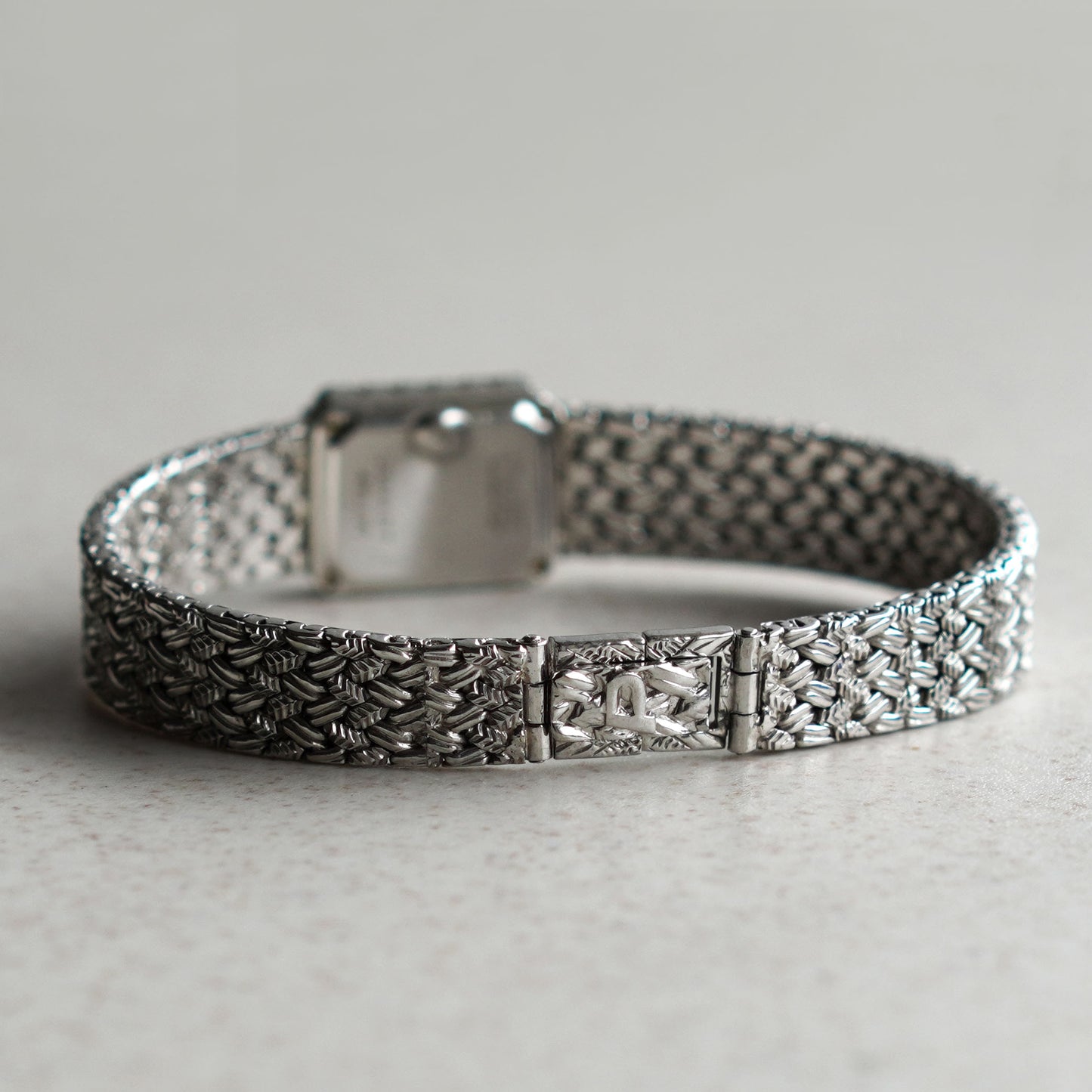 Piaget Bracelet Watch with Lapis Lazuli Dial and Factory Diamond-set Bezel, White Gold