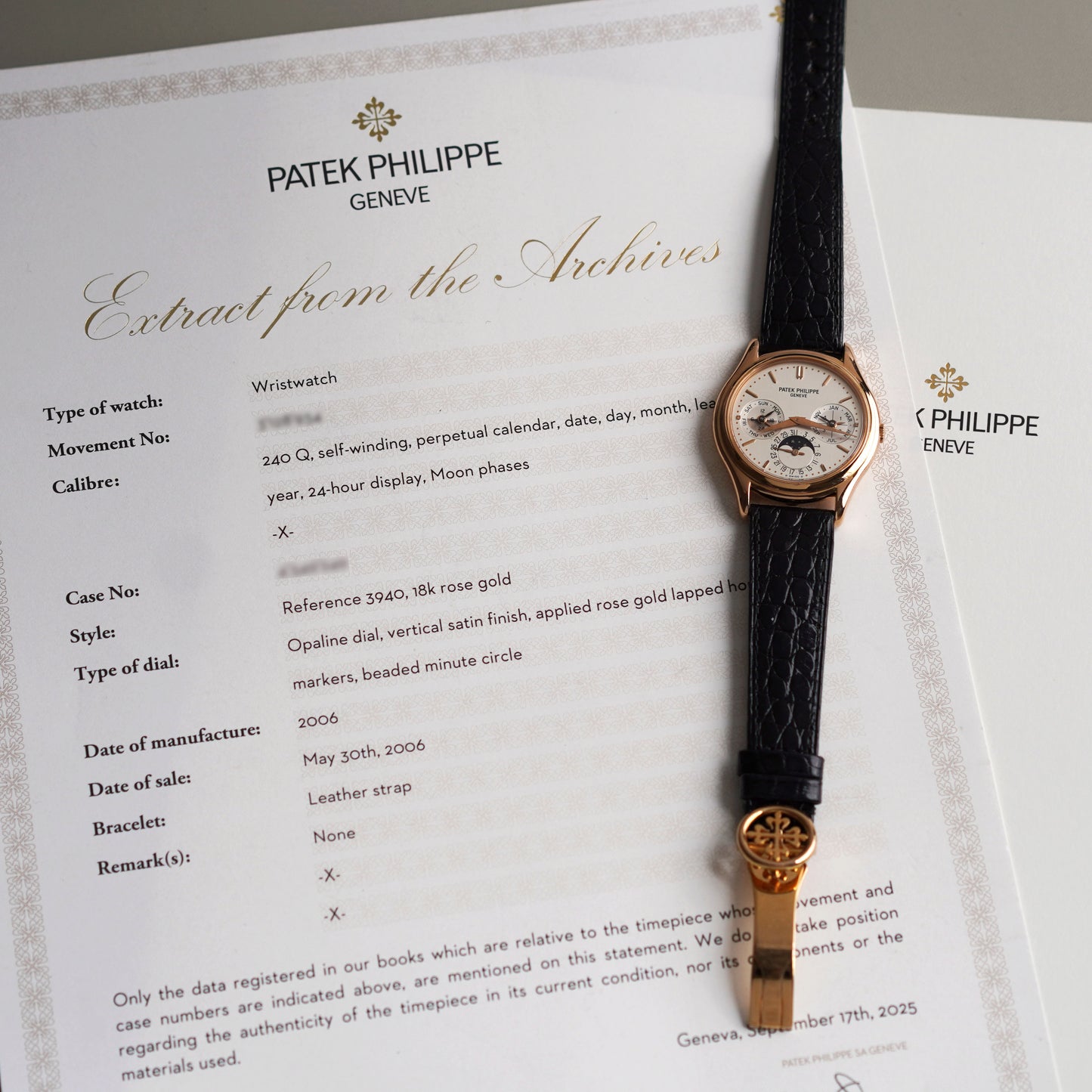 Patek Philippe Perpetual Calendar, Ref. 3940R, Rose Gold