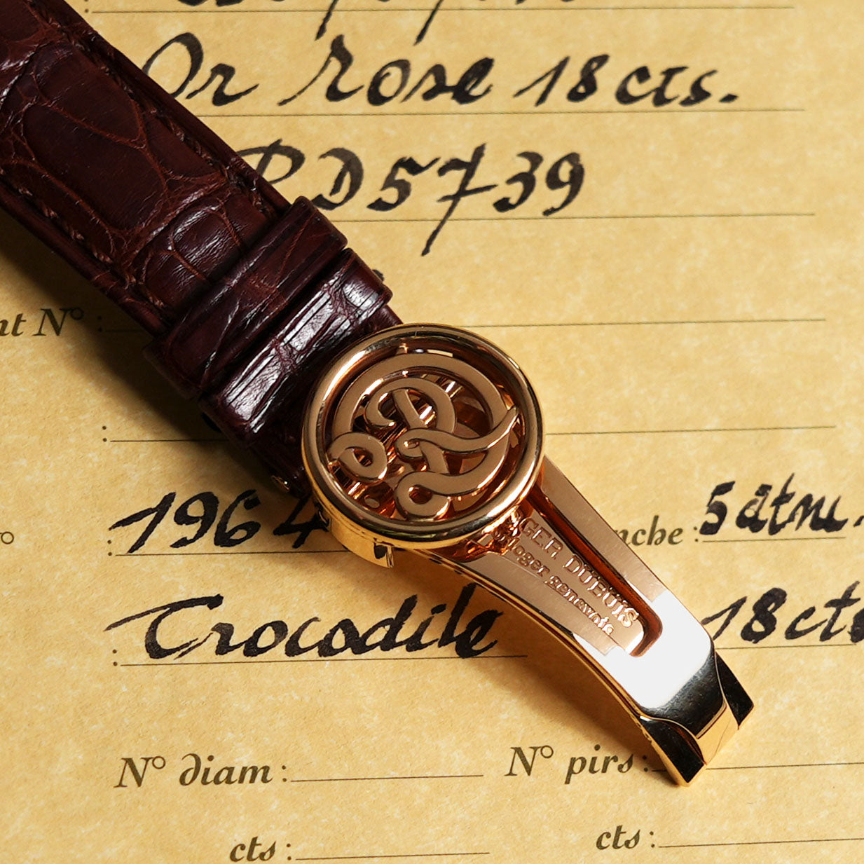 Roger Dubuis H37 Hommage Perpetual Calendar with Moonphase and Leap Year Indication, Rose Gold
