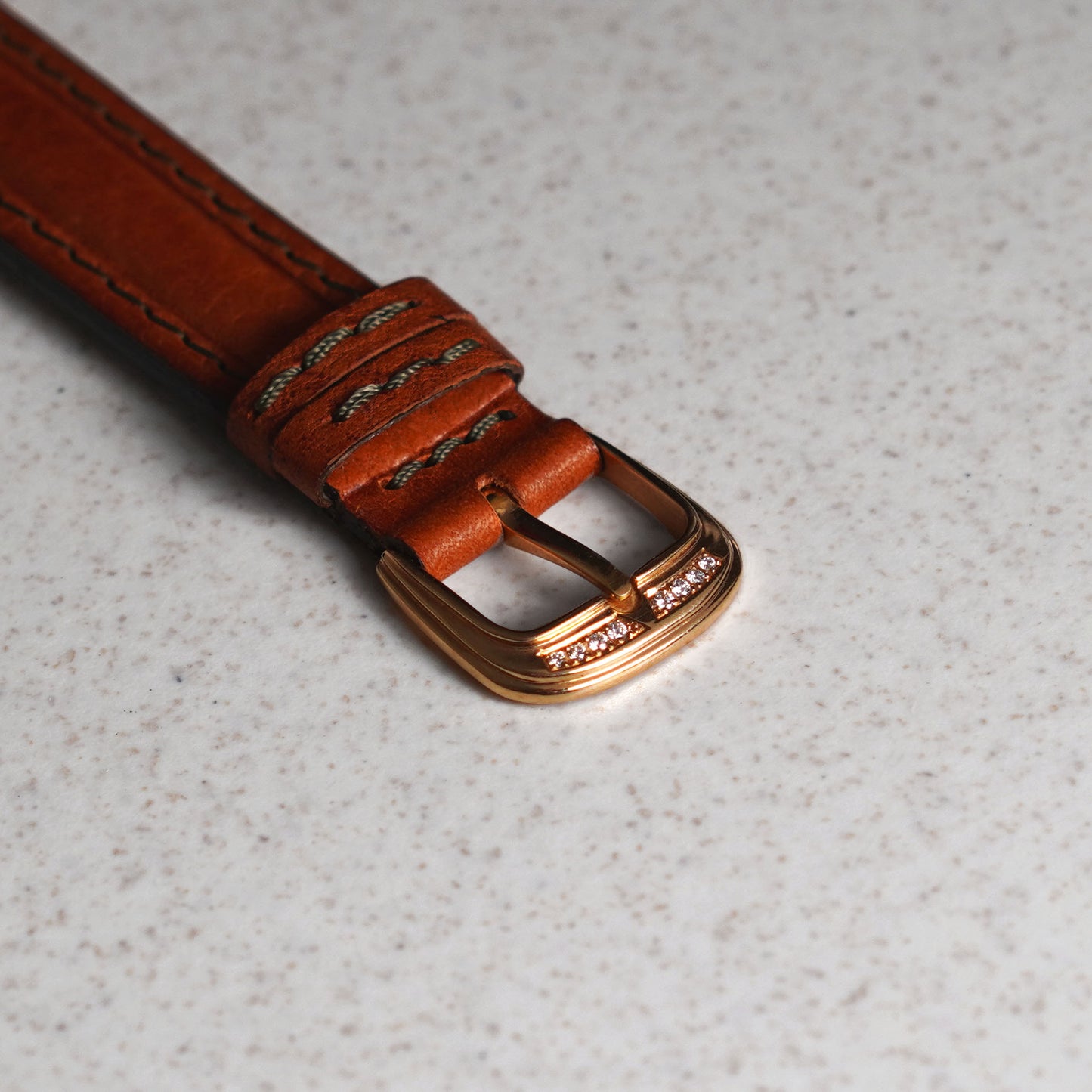 Franck Muller Diamond-set Manual-wind Chronograph with Sapphires and Mother-of Pearl, Pink Gold