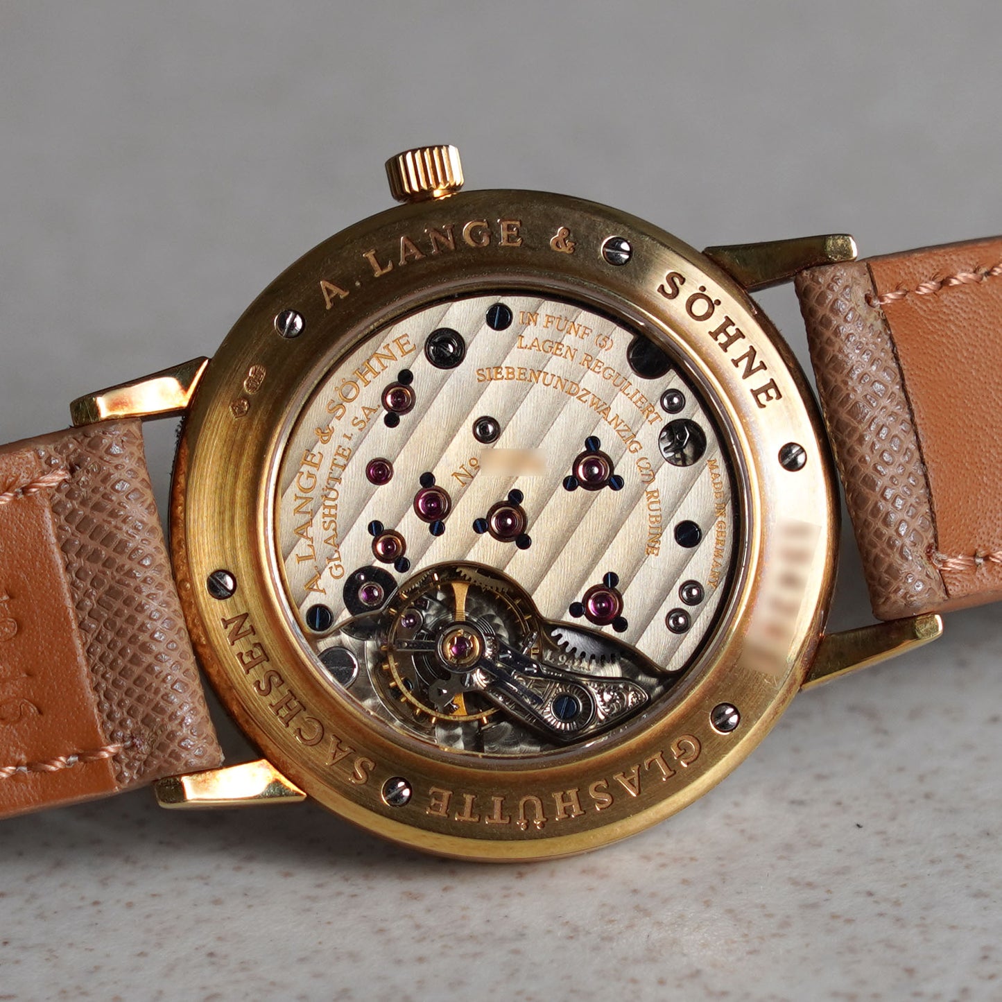 A. Lange & Sohne 1815 Up/Down First Generation, Yellow Gold
