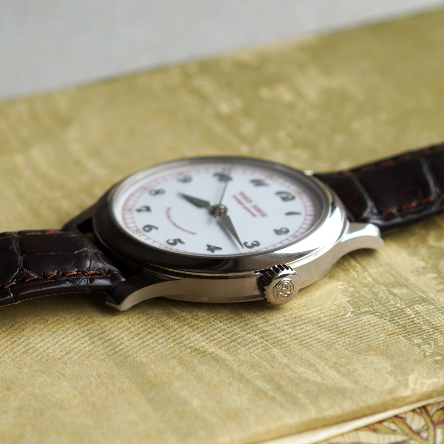 Roger Dubuis Hommage White Enamel Dial, White Gold