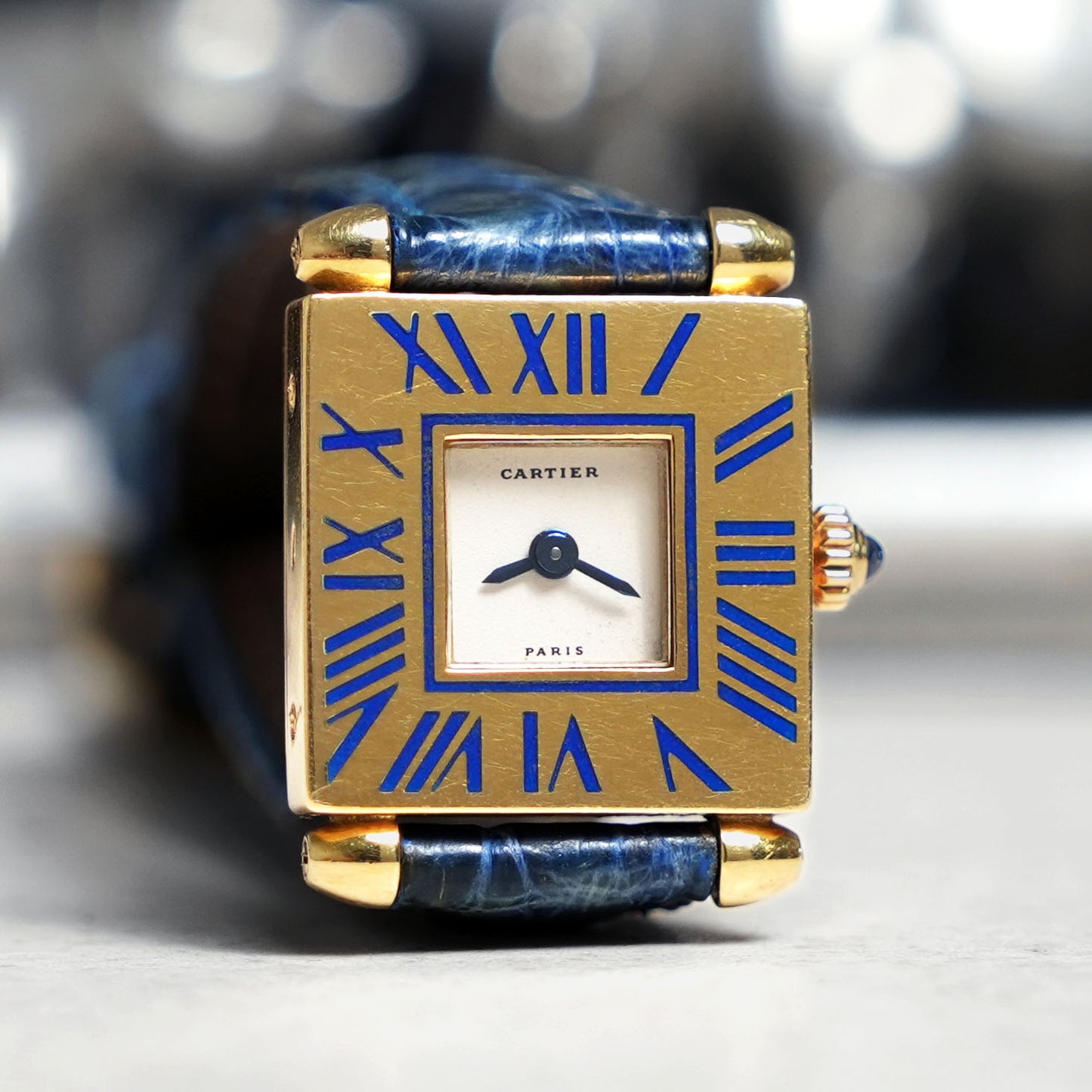 Cartier Quadrant, 'Paris' Signed, Yellow Gold
