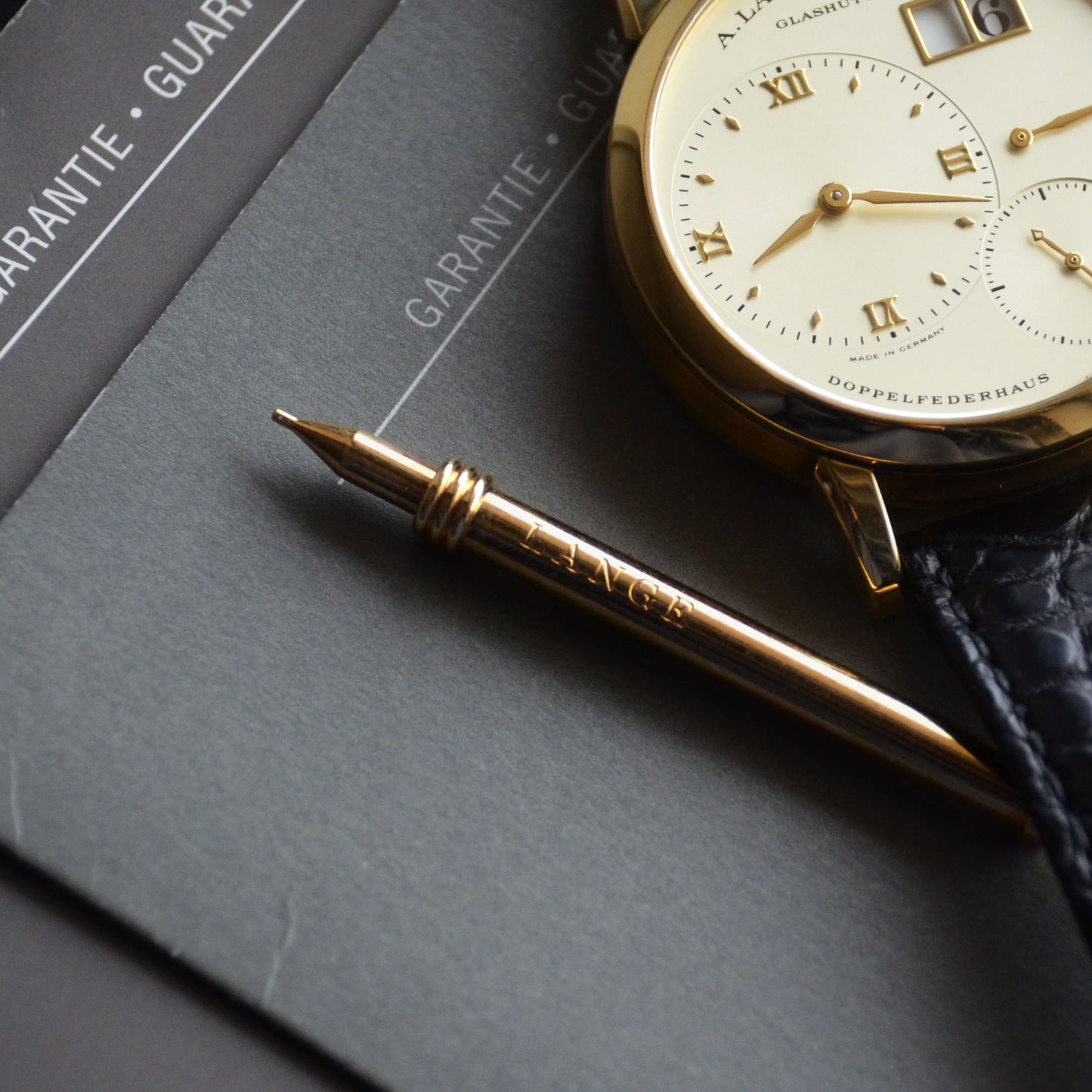 A. Lange & Sohne Little Lange 1, Yellow Gold