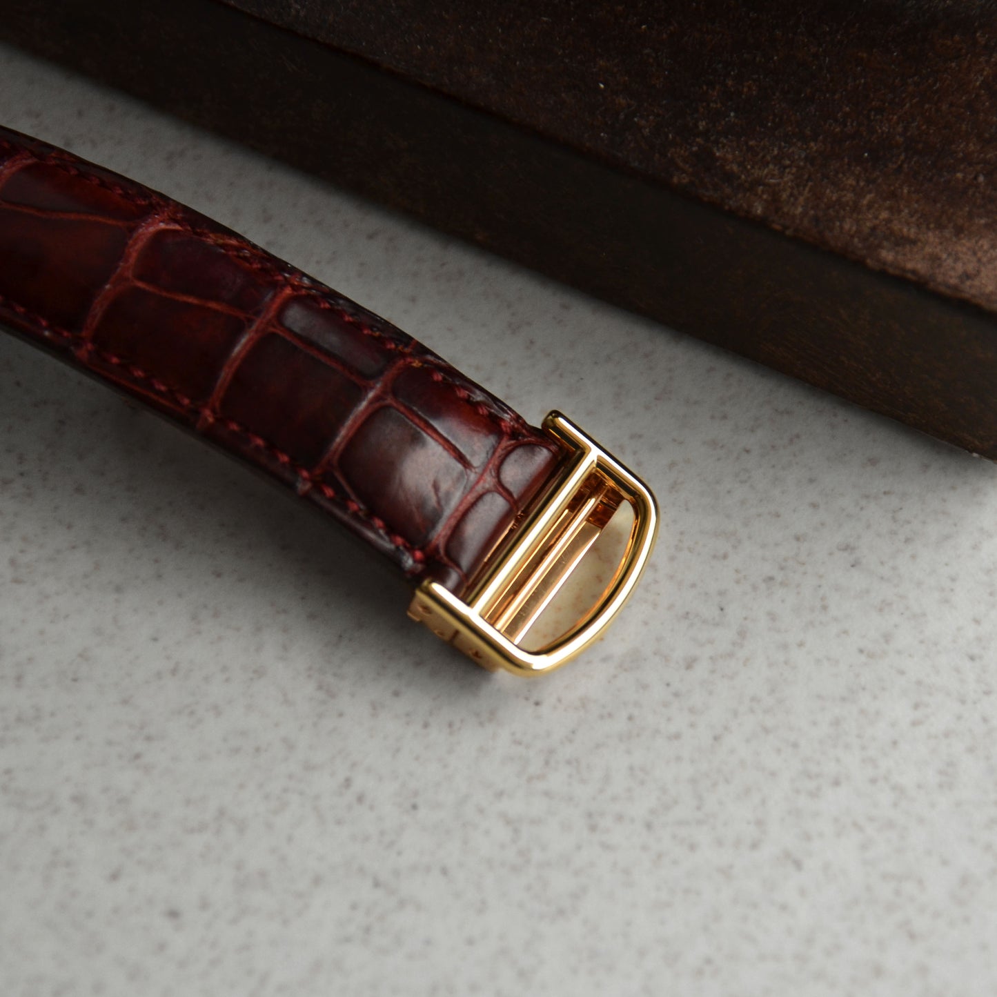 Cartier Tortue Cloisonné Enamel Dial and Case Phoenix, Pink Gold