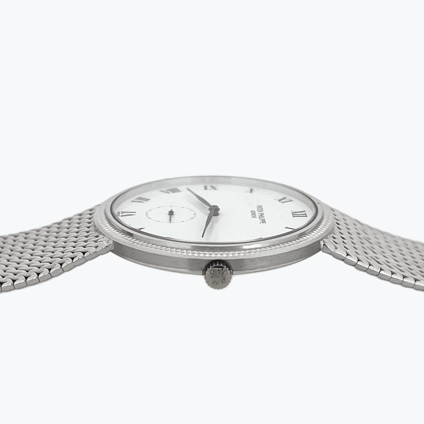Patek Philippe Calatrava Bracelet Watch, White Gold