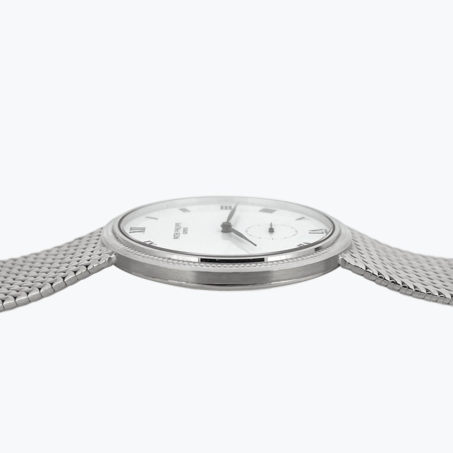 Patek Philippe Calatrava Bracelet Watch, White Gold
