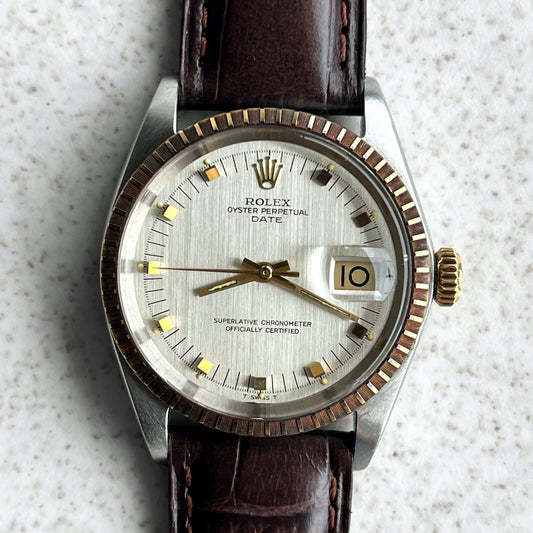 Rolex Vintage Oyster Perpetual Date, Steel and Gold