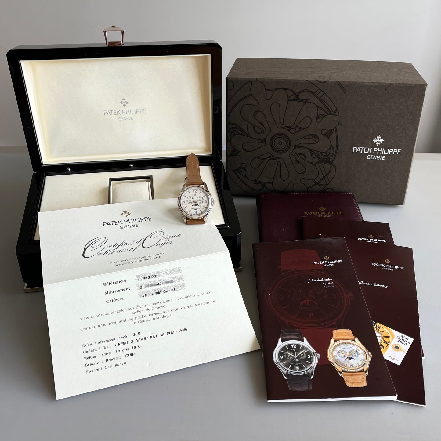 Patek Philippe Annual Calendar, White Gold