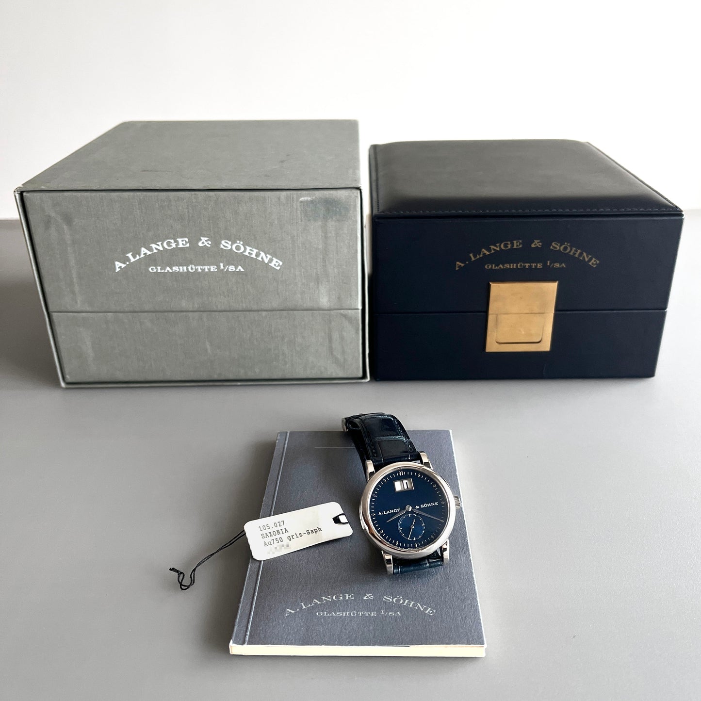 A. Lange & Sohne Saxonia, White Gold
