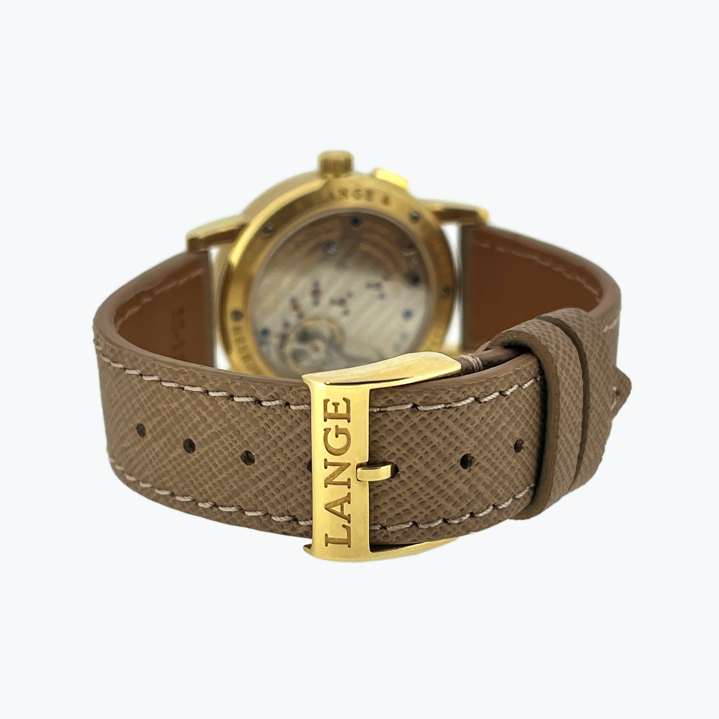 A. Lange & Sohne Saxonia, Yellow Gold