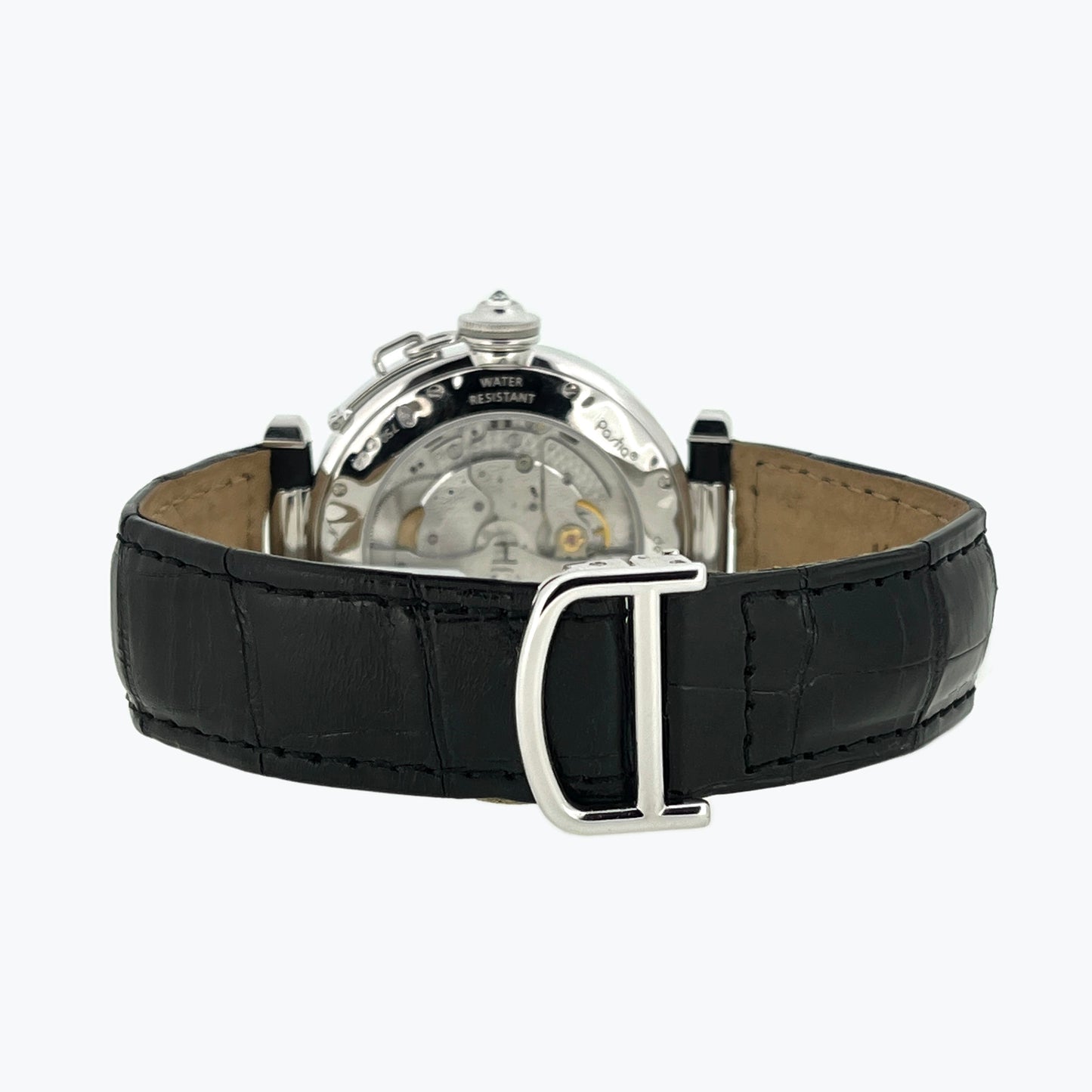 Cartier Limited Pasha Cloisonné Enamel Dial Dragon, White Gold and Diamonds