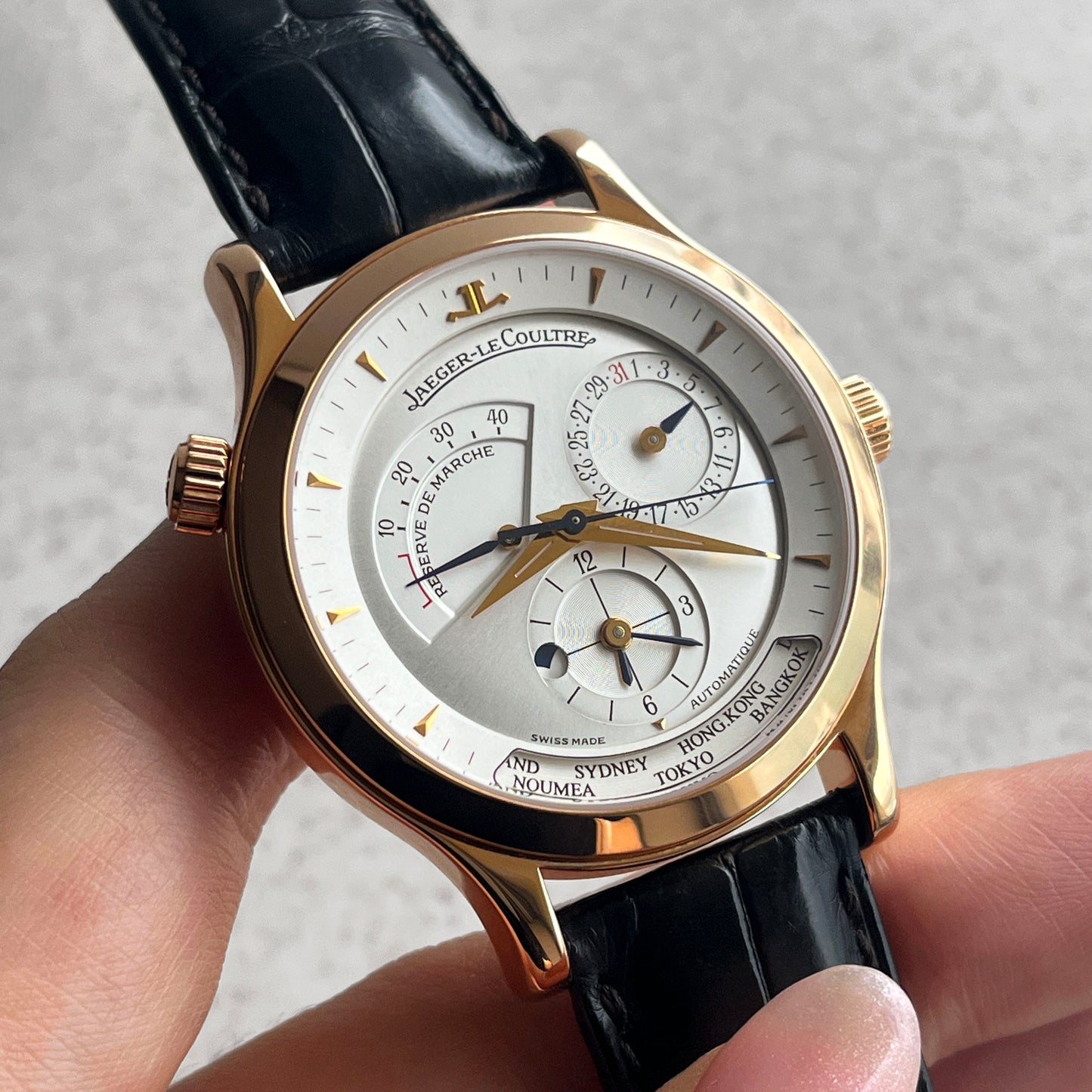Jaeger-LeCoultre Master Geographic, Pink Gold