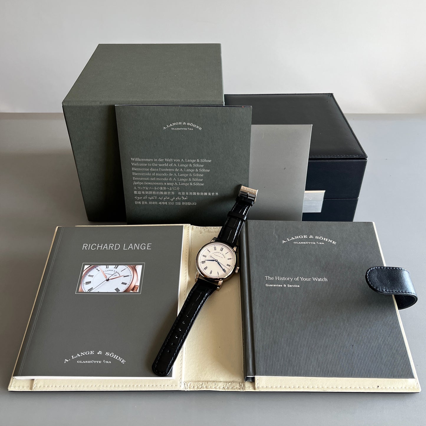 A. Lange & Sohne Richard Lange Exclusive Boutique Edition, White Gold