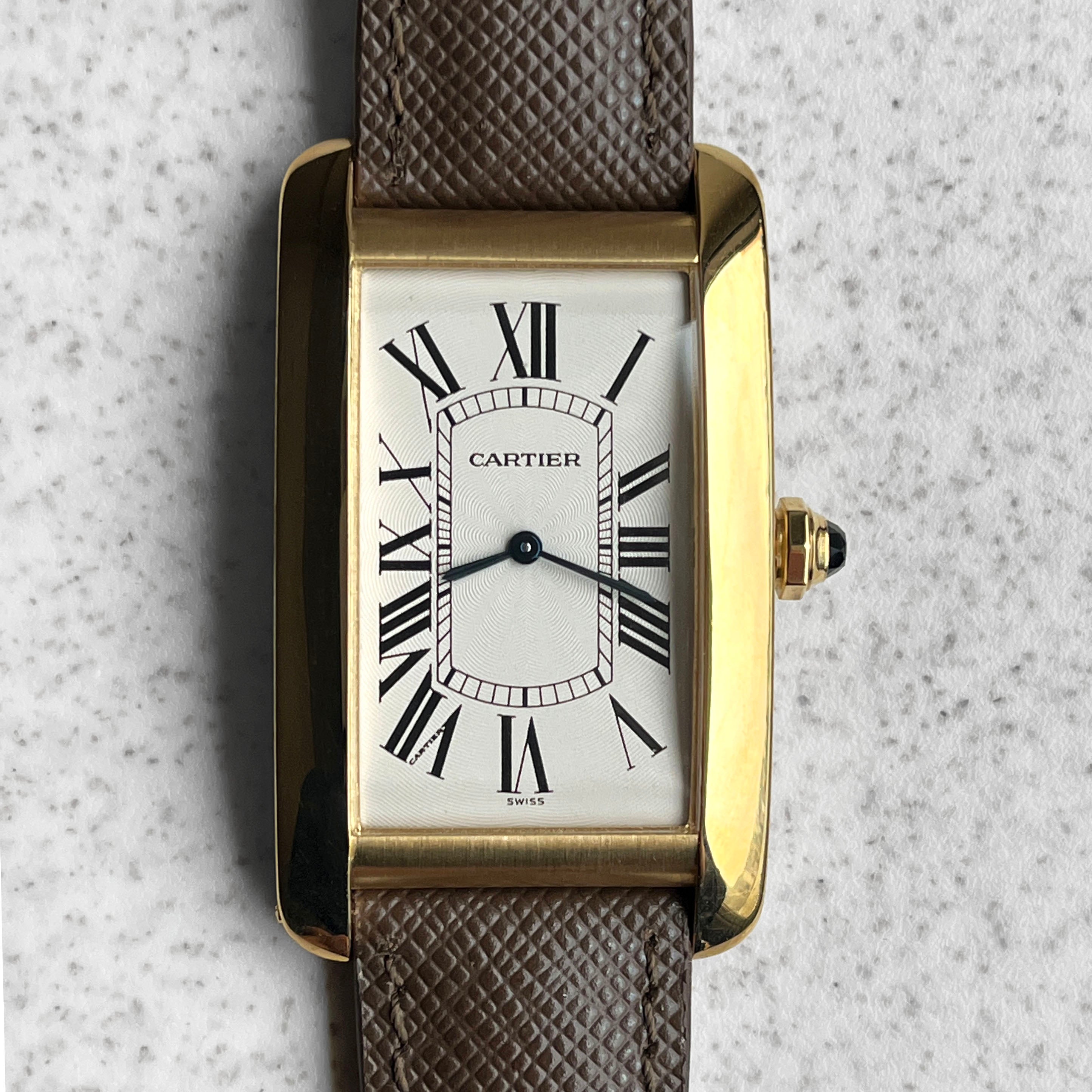 Cartier 1735 Tank Americaine 1735 Collection Privee 18K Yellow