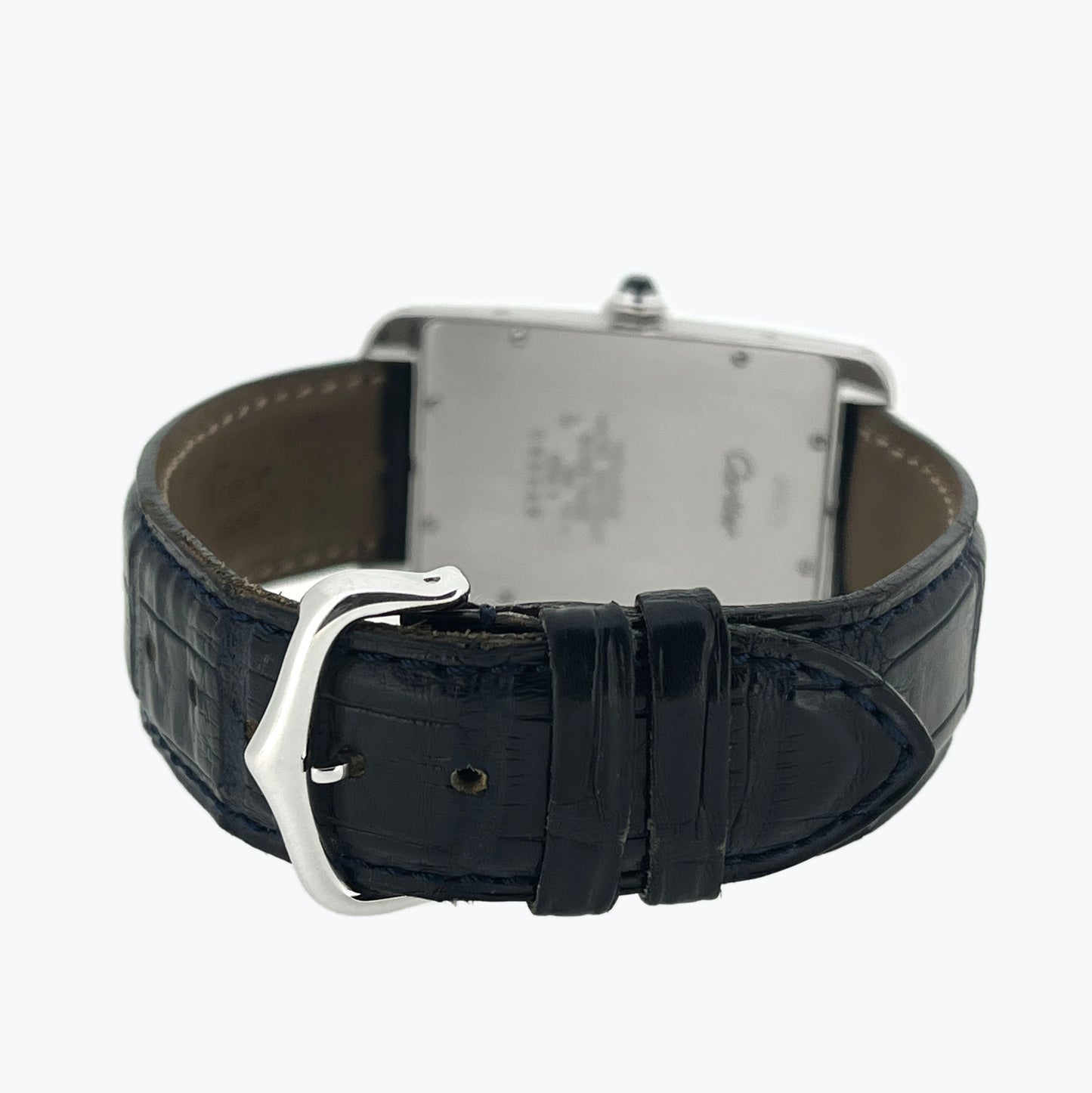 Cartier Large Tank Americaine Mecanique, White Gold