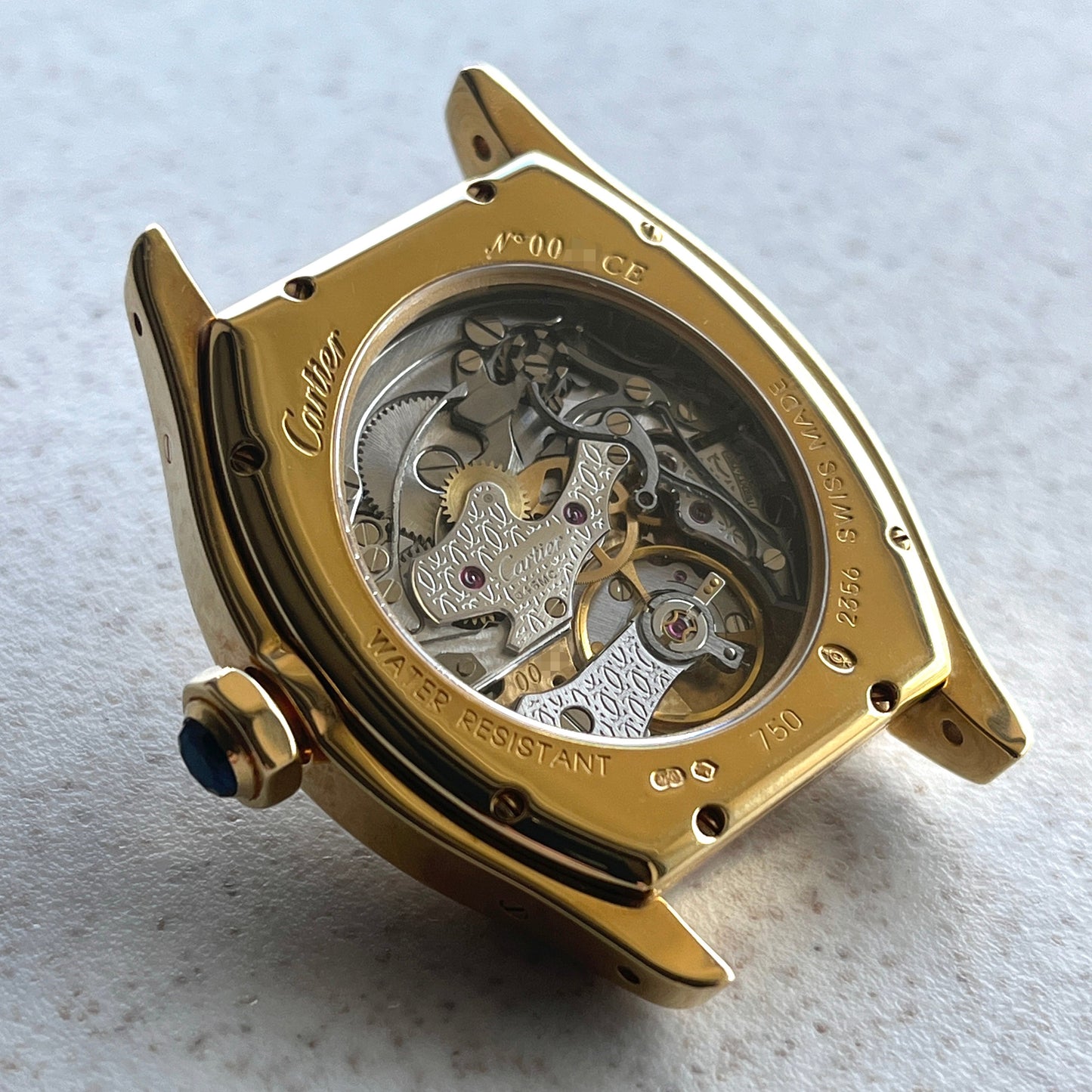 Cartier Tortue Rare CPCP Monopoussoir, Yellow Gold