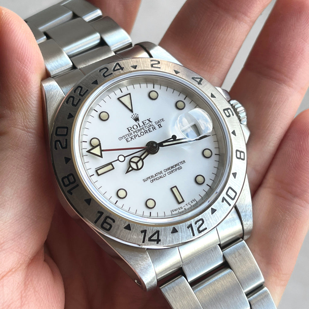 Rolex Explorer II, Ref. 16570, X-serial number, Steel