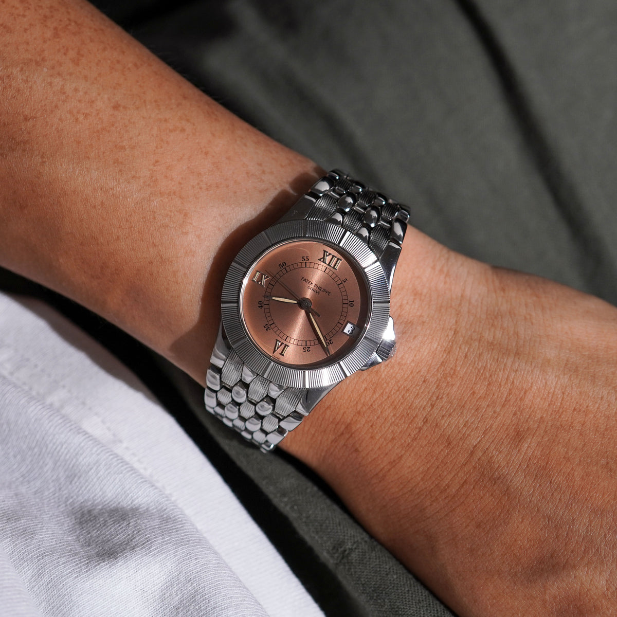 Patek Philippe Neptune, Salmon Dial, Ref. 5080/1, Stainless steel
