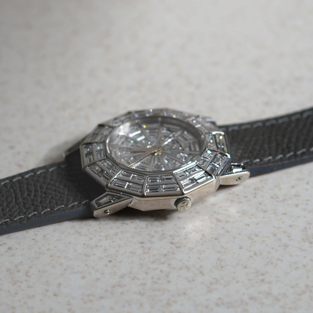 Vacheron Constantin Ostendere Kalla, Baguette Diamonds, White Gold