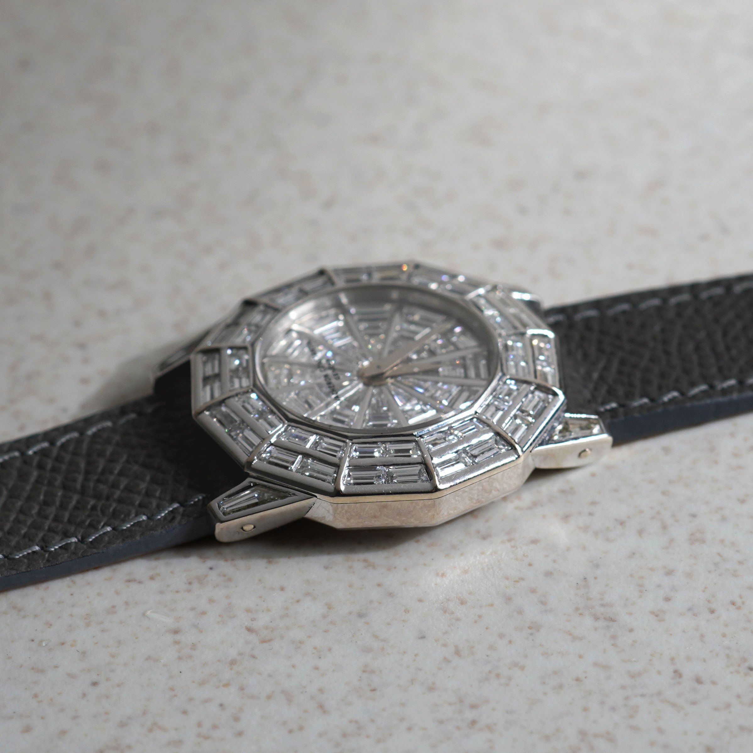Vacheron Constantin Ostendere Kalla, Baguette Diamonds, White Gold