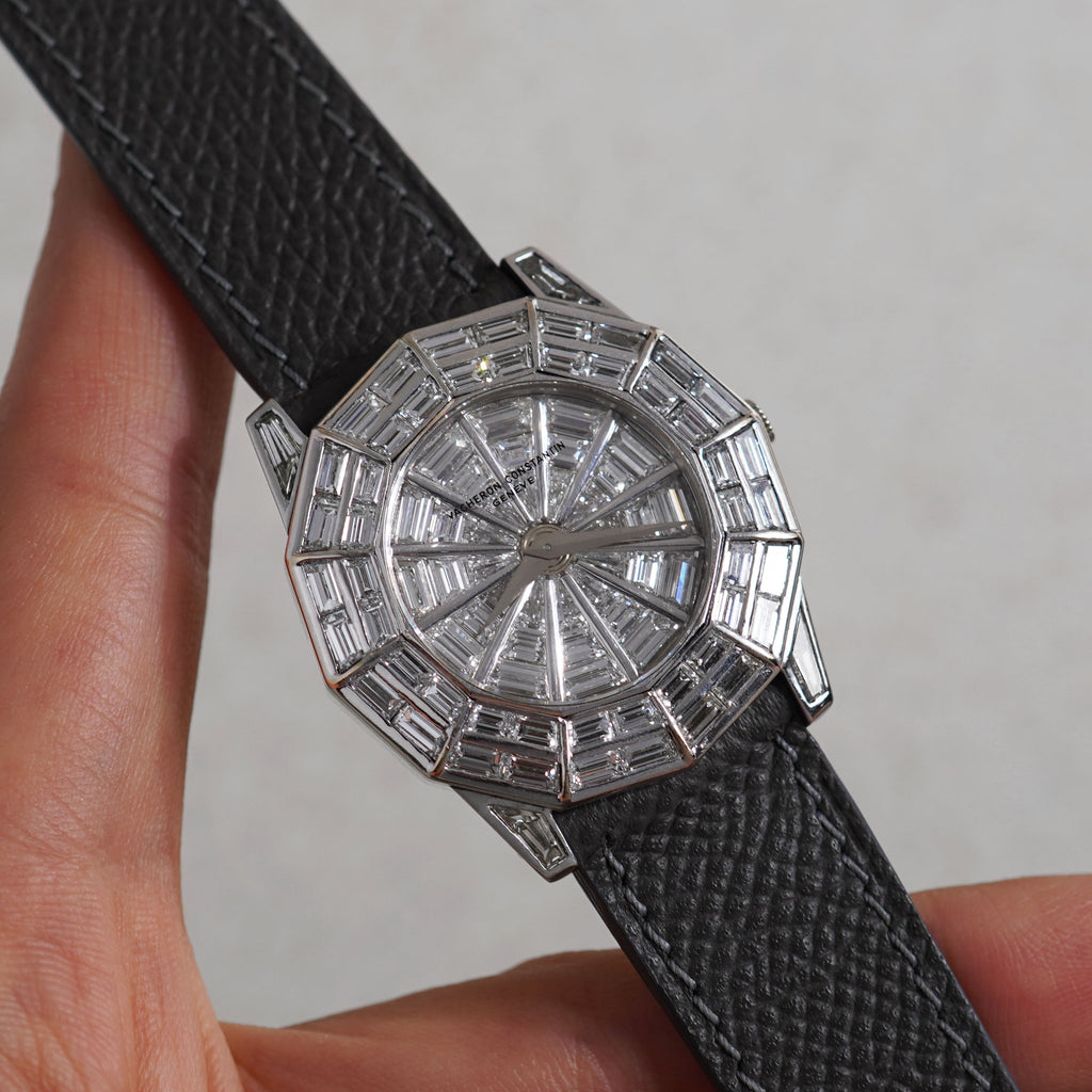 Vacheron Constantin Ostendere Kalla, Baguette Diamonds, White Gold