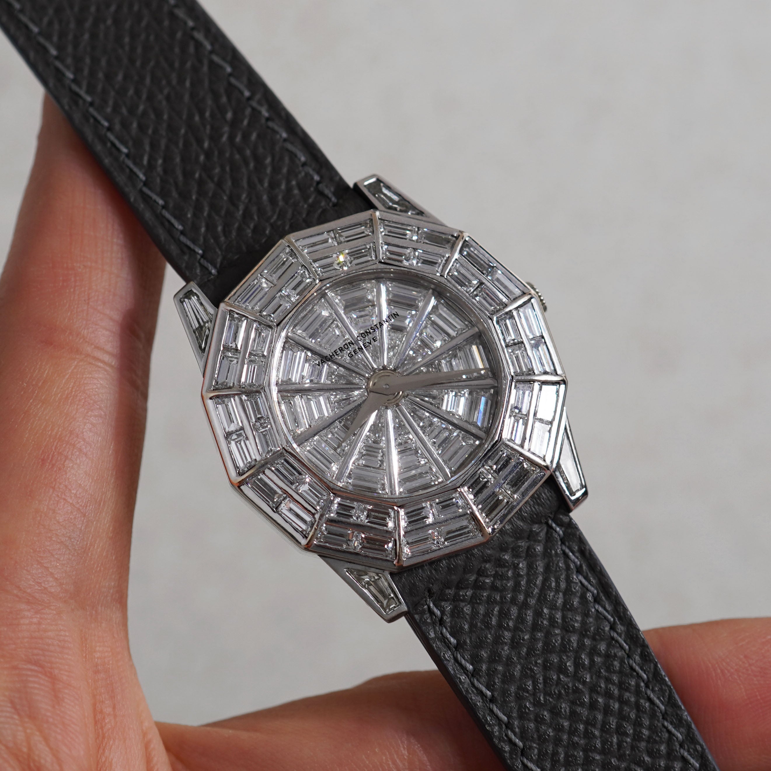 Vacheron Constantin Ostendere Kalla, Baguette Diamonds, White Gold