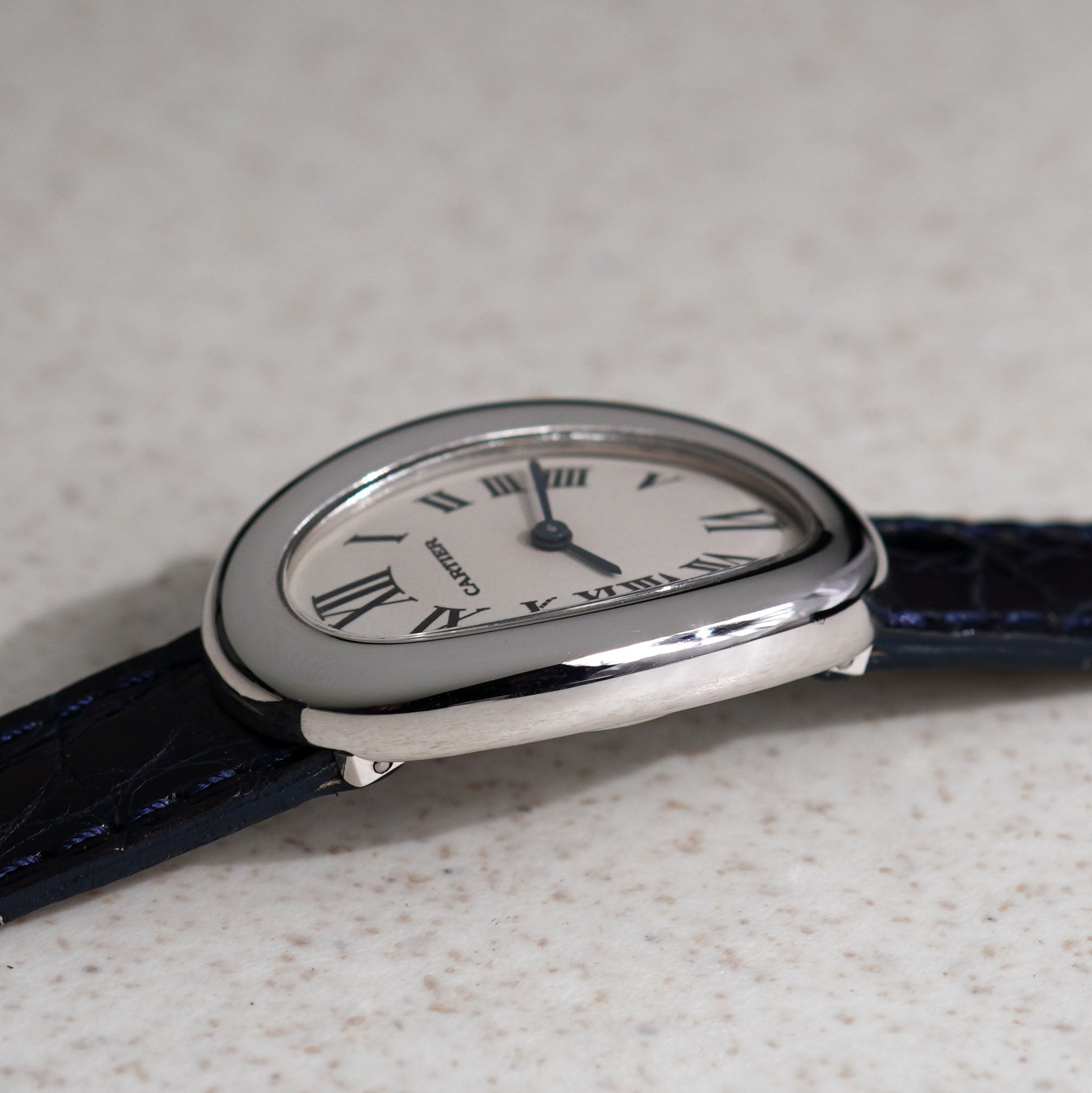 Cartier Baignoire, Ref. 1955, White Gold