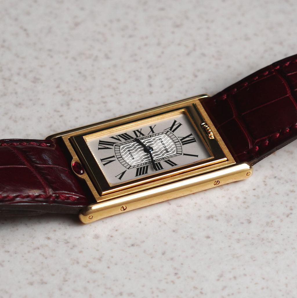 Cartier Tank Basculante 150th Anniversary 'I Love Cartier' Limited Edition, Ref. W1523556, Yellow Gold