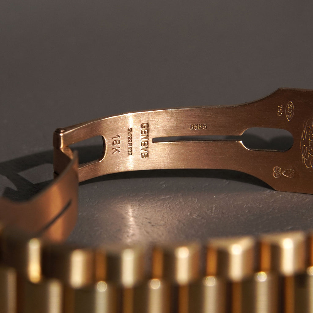 Rolex Day-Date Ref. 18038, Missoni Dial with Diamonds and Sapphires, Yellow Gold