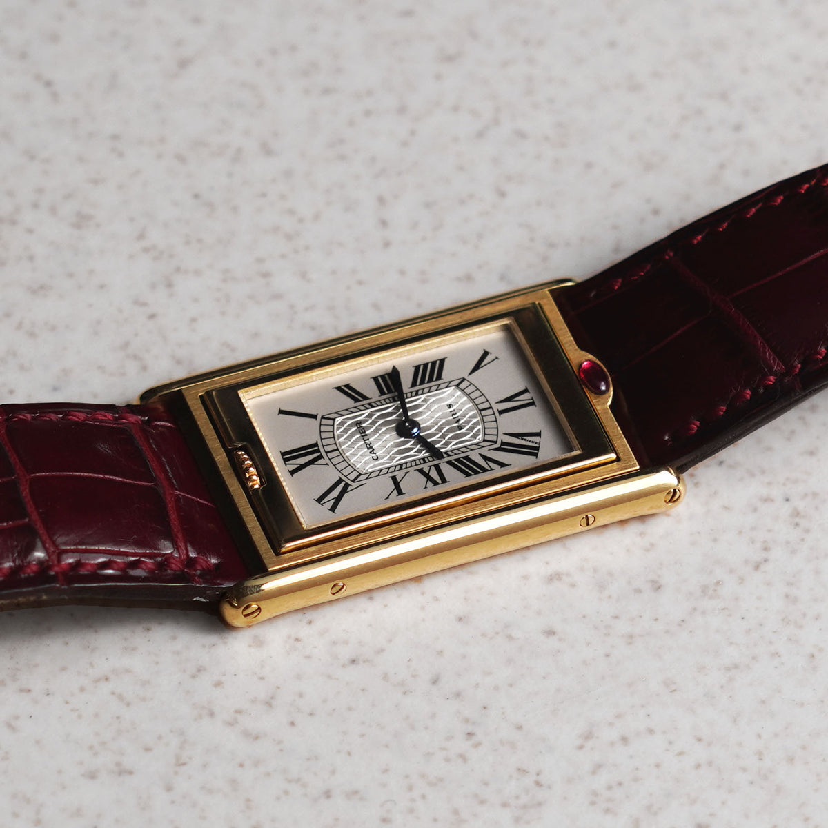Cartier Tank Basculante 150th Anniversary 'I Love Cartier' Limited Edition, Ref. W1523556, Yellow Gold
