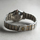 Cartier Santos Octagon LM Rare Burgundy Dial, Steel and Gold