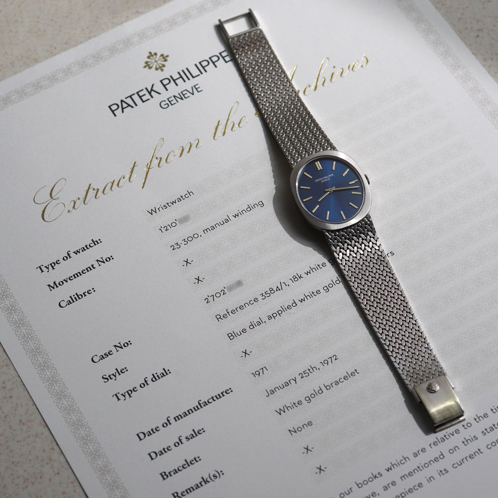 Patek Philippe Ellipse, Ref. 3584/1, White Gold