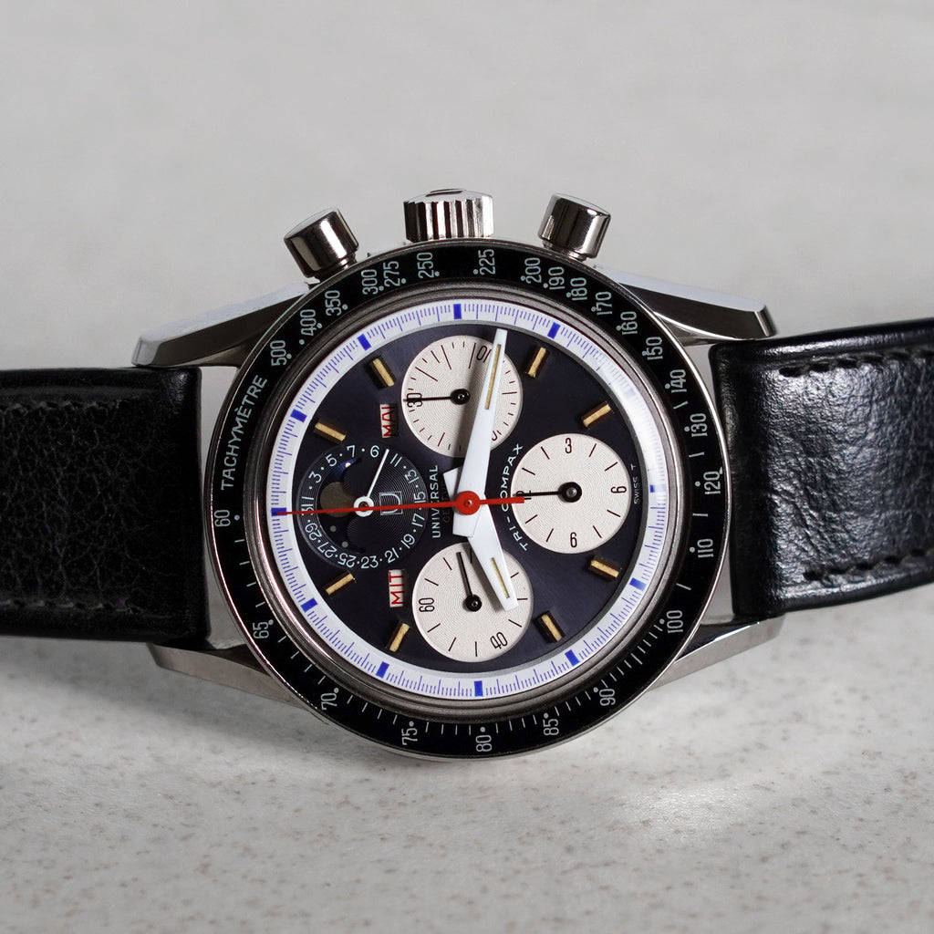Universal Genève "Exotic" Tri-Compax, Ref. 881101/03, Steel