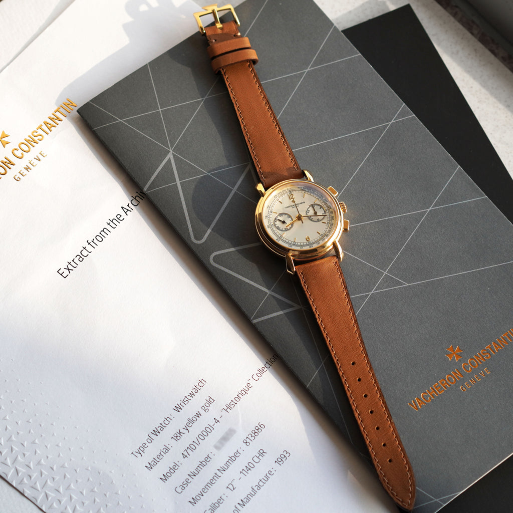 Vacheron Constantin Les Historiques Chronograph, Ref. 47101, Yellow Gold