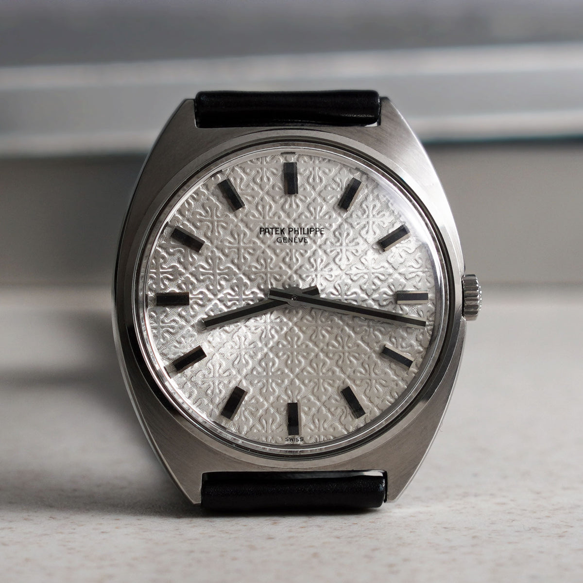 Patek Philippe Calatrava, "Calatrava cross" dial, Ref. 3574, Steel