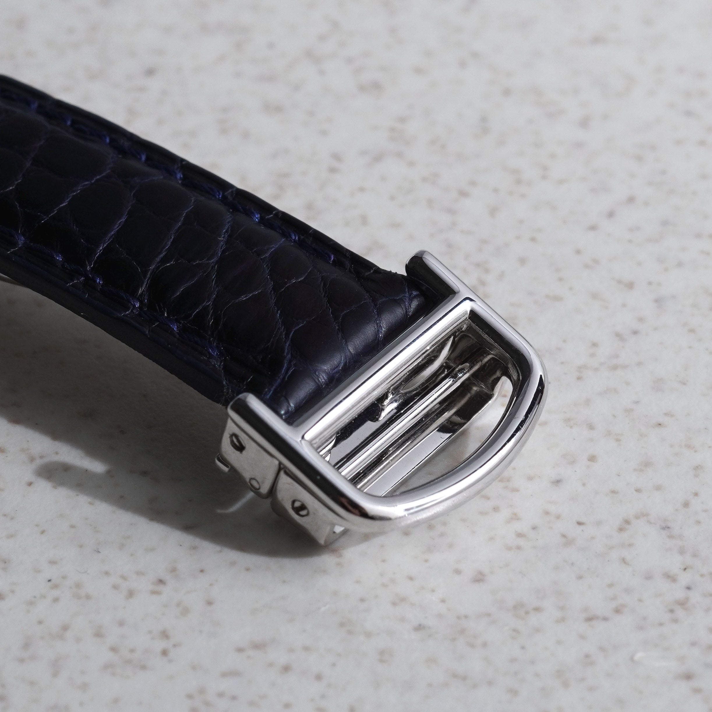Cartier CPCP Tortue Monopoussoir, Ref. 2396, White Gold