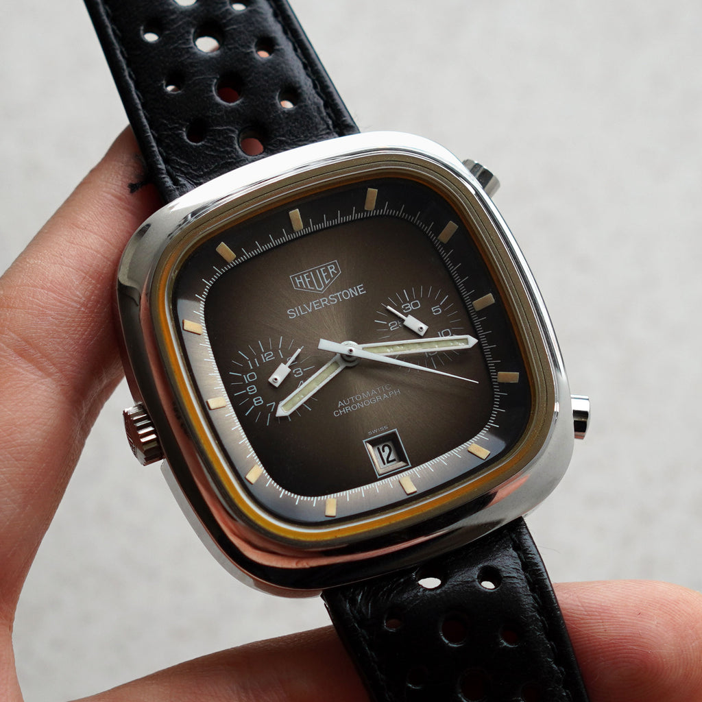 Heuer Silverstone, New-old-stock, Ref. 110.313, Steel