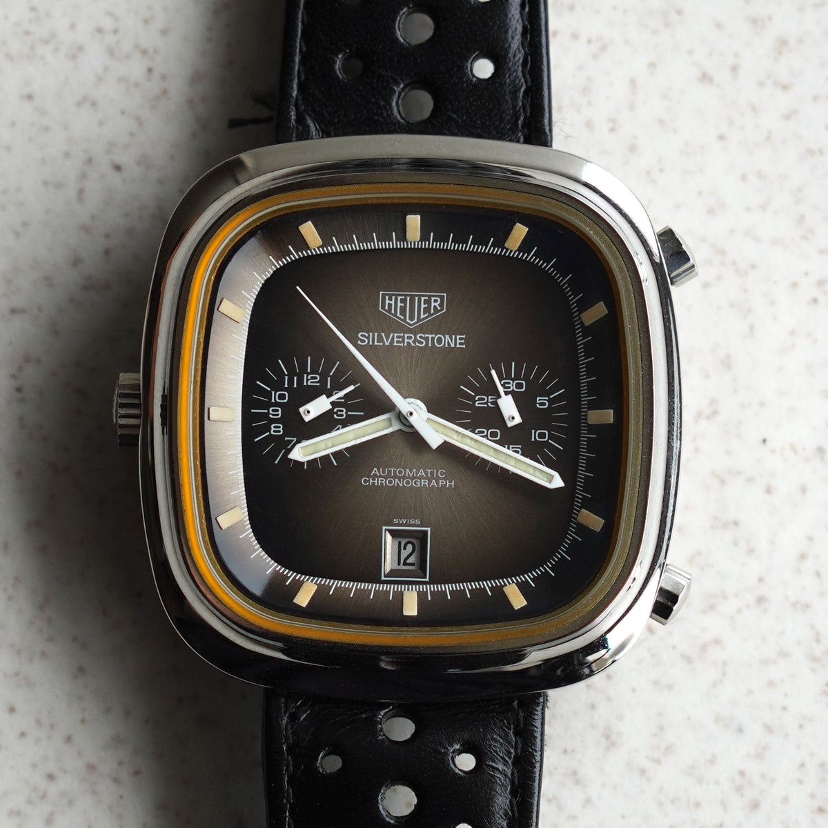 Heuer Silverstone, New-old-stock, Ref. 110.313, Steel